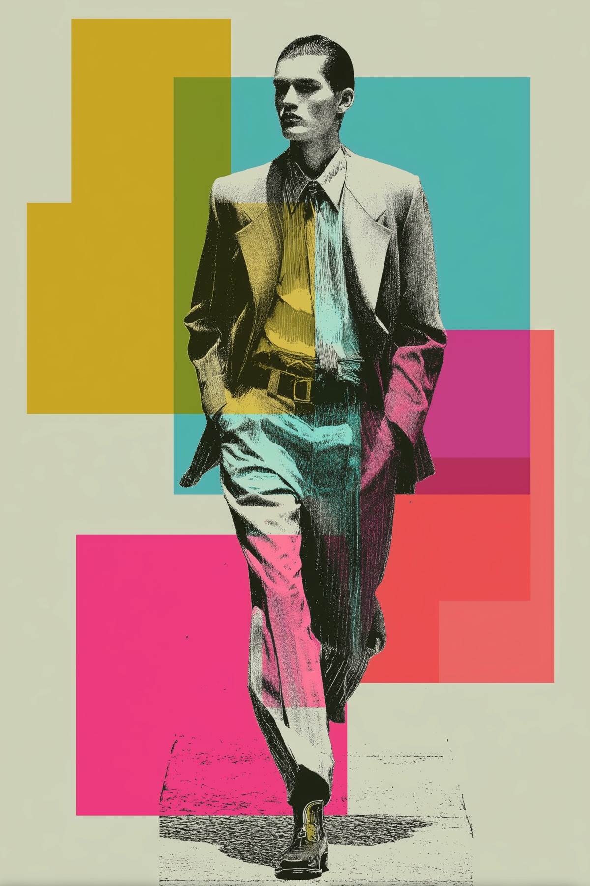 AI fashion poster