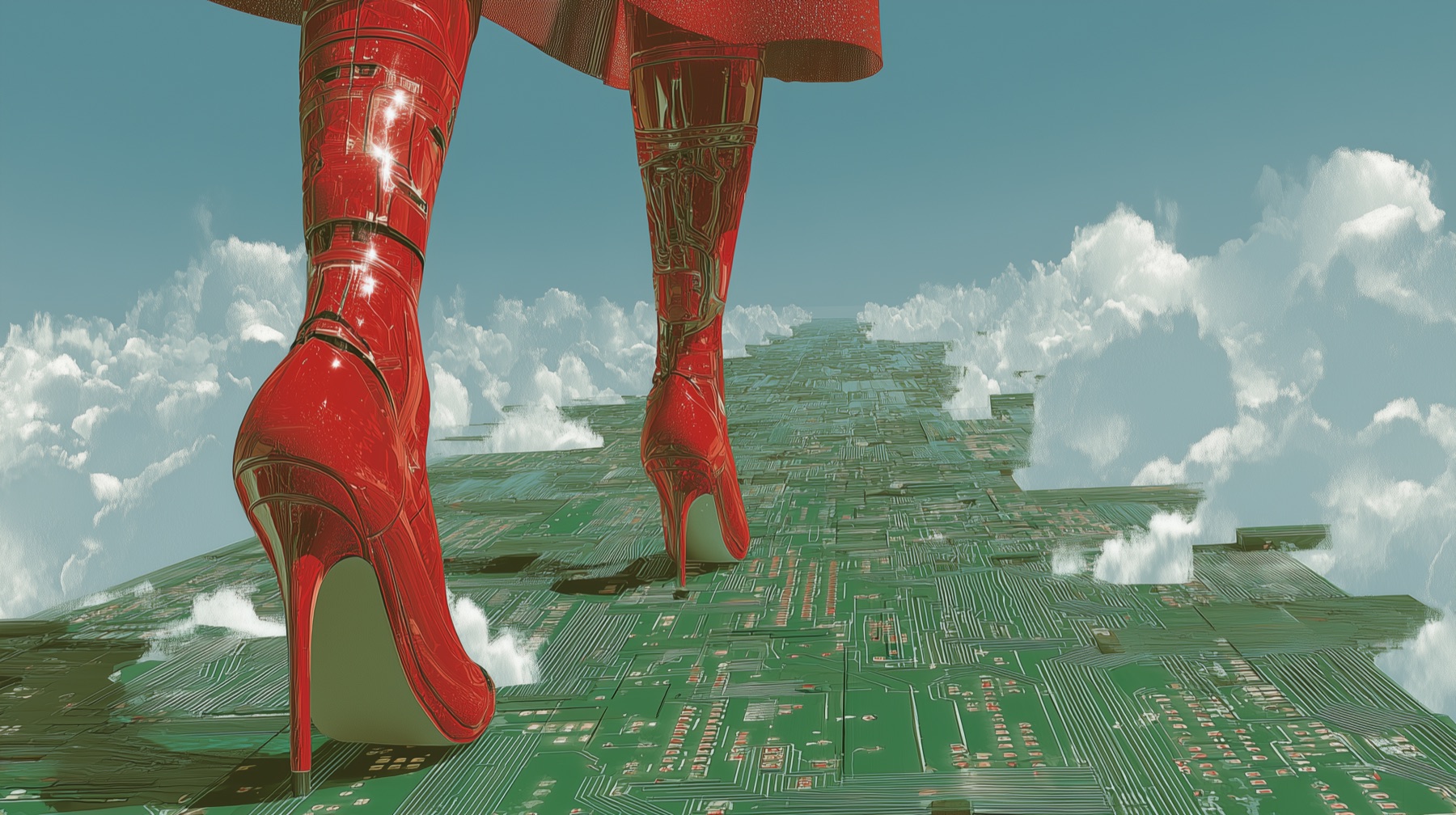 AI Y2K digital collage
