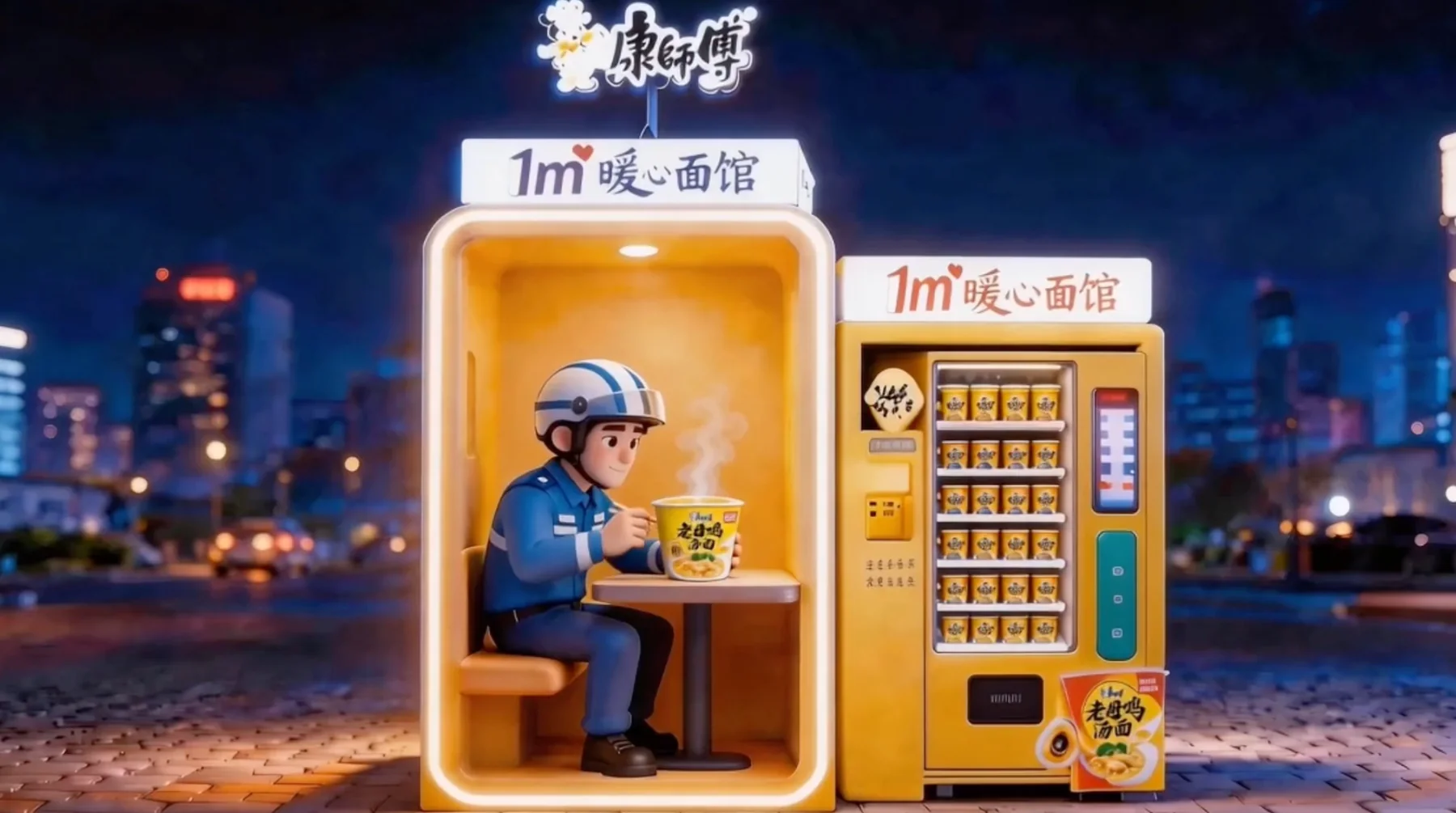 Master Kong AI brand story still